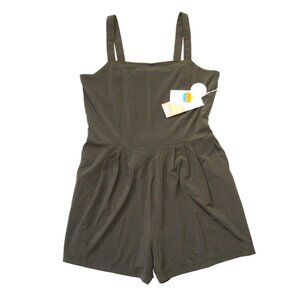 NWT Vuori Villa Cami Romper in Dark Oregano Lightweight 1-Piece XL
